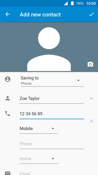Press the save icon. Press the save icon.