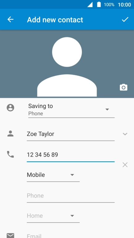 Press the save icon. Press the save icon.