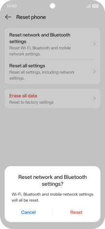 Press Reset.