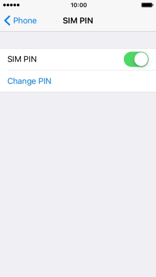 Press the indicator to turn the function on or off.