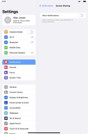 Press the indicator next to Press the indicator next to
