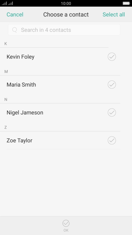 Press Select all.