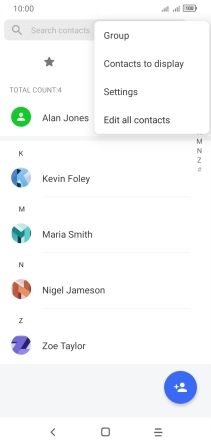Press Settings.