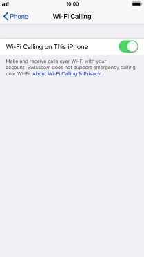 Press the Home key to return to the home screen.