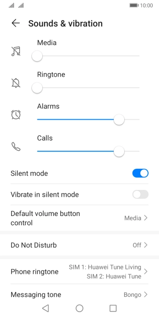 Press Phone ringtone. Press Phone ringtone.