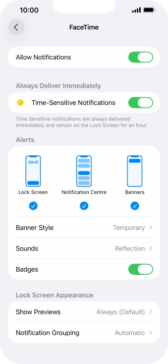 Press the indicator next to Press the indicator next to