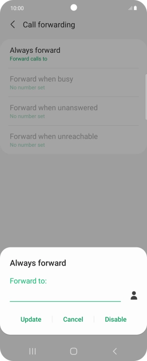 Press Disable.