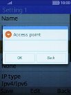 Key in live.vodafone.com and press the Left selection key.
