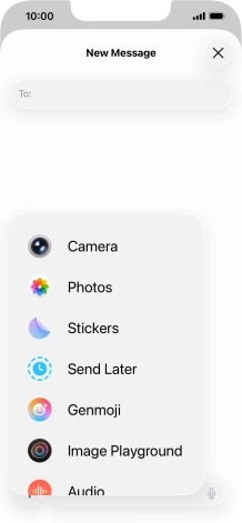 Press Genmoji.