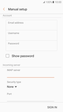 Press the drop down list below 