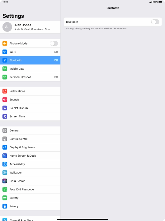 Press the indicator next to Press the indicator next to
