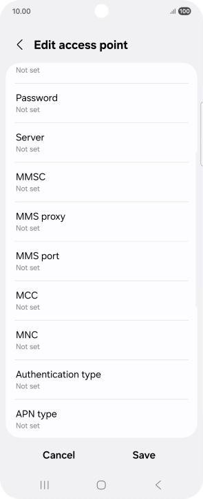 Press MCC.