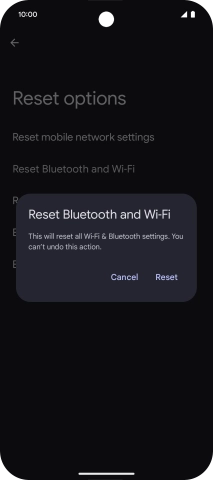 Press Reset.
