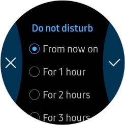 Press the required setting. Press the required setting.