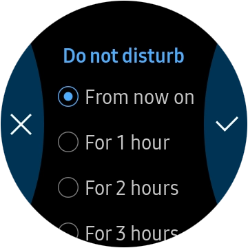 Press the required setting. Press the required setting.