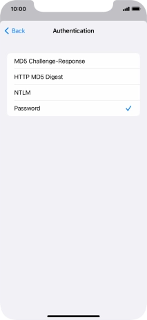 Press Password.