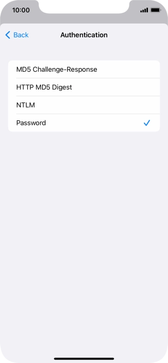 Press Password.
