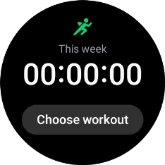 Press Choose workout. Press Choose workout.