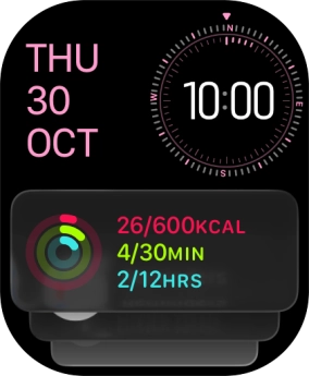 Slide your finger up or down on the stack to select the required widget. Slide your finger up or down on the stack to select the required widget.