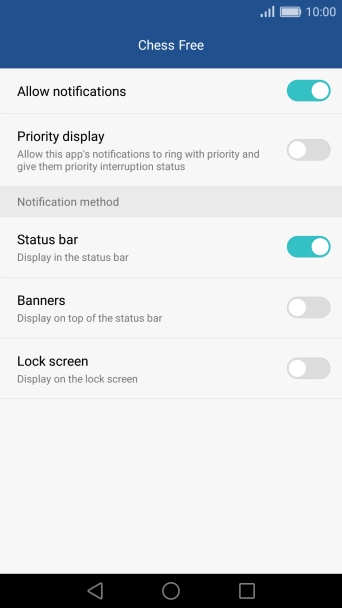 Press Allow notifications to turn on the function. Press Allow notifications to turn on the function.
