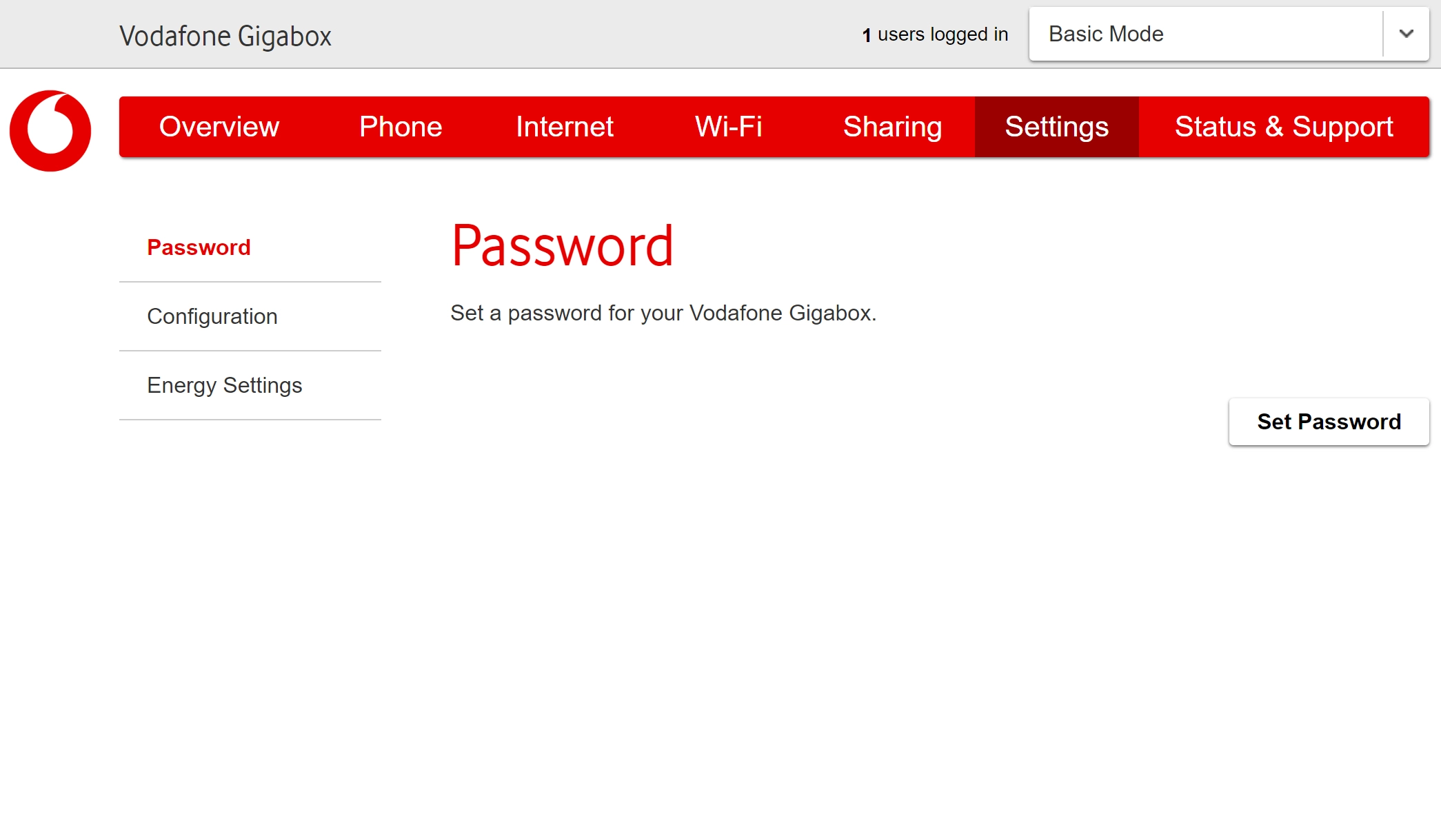 Click Configuration.