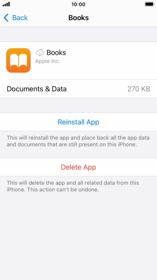 Press the Home key to return to the home screen.
