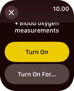 Press Turn On.