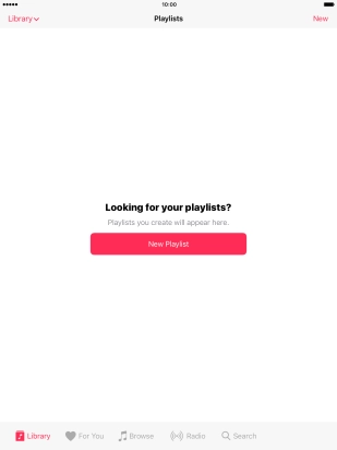 Press New Playlist.