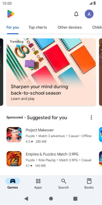 Press Search.