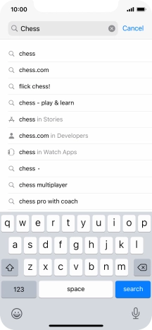 Press search.