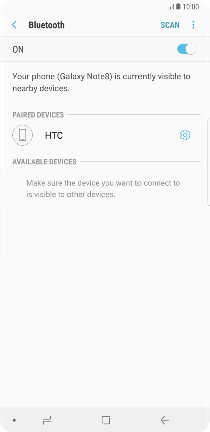 Press the Home key to return to the home screen. Press the Home key to return to the home screen.