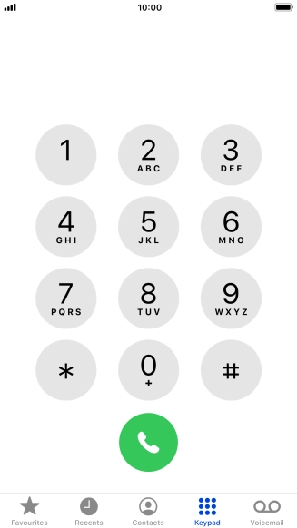 Press Keypad.