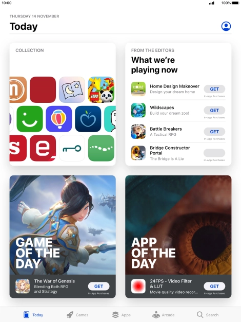 Press Search.