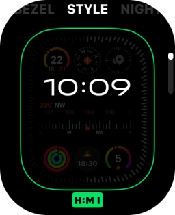 Press the Digital Crown twice to return to the home screen.