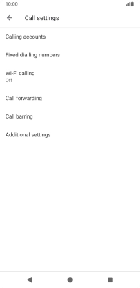 Press Additional settings.