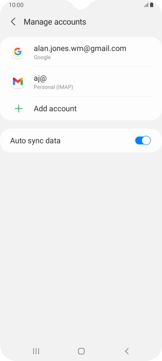 Press the Home key to return to the home screen. Press the Home key to return to the home screen.