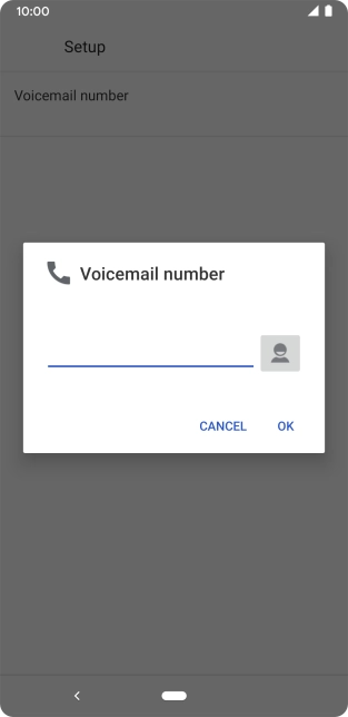 Key in +61414121121 and press OK.