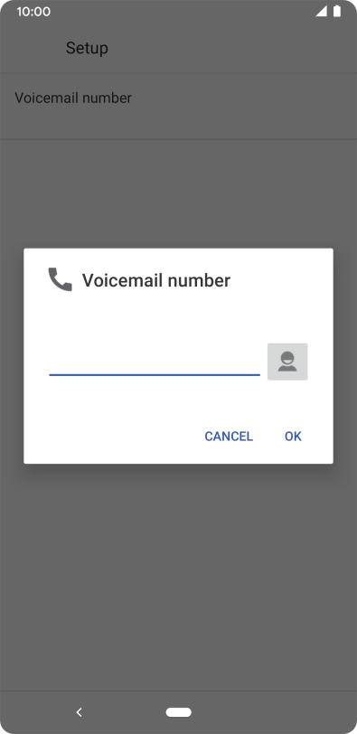 Key in +61414121121 and press OK.
