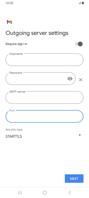 Press the drop down list below 