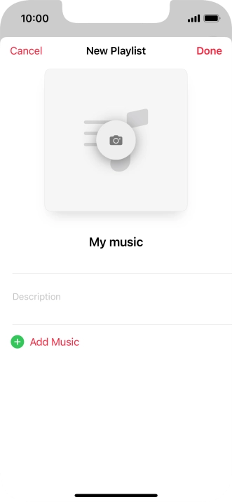 Press Add Music.