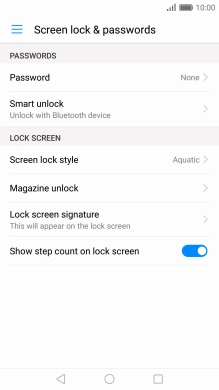 Press the Home key to return to the home screen. Press the Home key to return to the home screen.