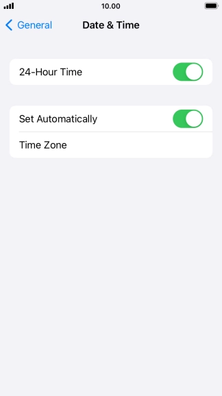 Press the Home key to return to the home screen.