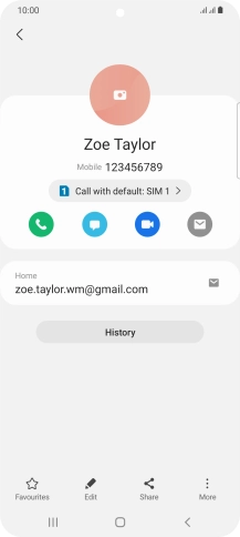 Press the call icon.