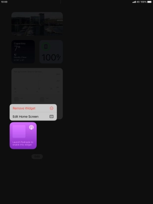 Press the remove icon. Press the remove icon.