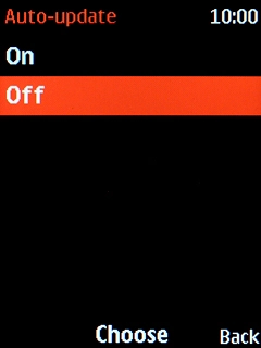 Select On to turn on the function.
