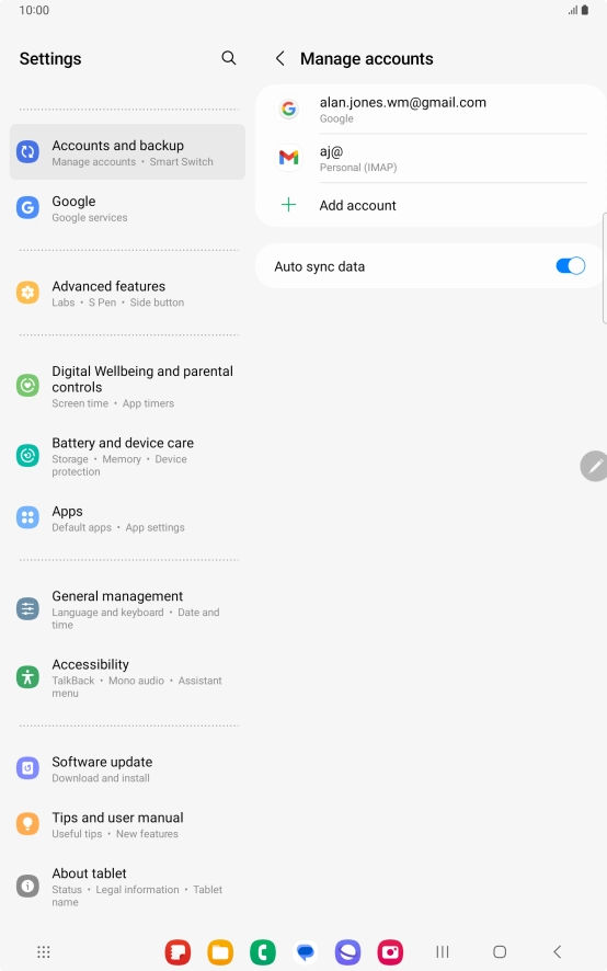 Press the Home key to return to the home screen. Press the Home key to return to the home screen.