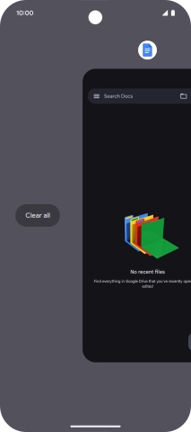 Press Clear all.