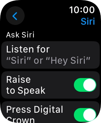 Press Listen for.