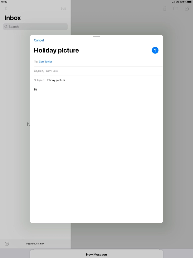 Press and hold the text input field until a pop-up menu is displayed. Press and hold the text input field until a pop-up menu is displayed.