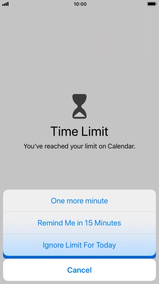 Press the required setting. Press the required setting.